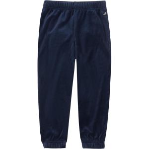imageNautica Girls Fleece Pullon Jogger Sweatpants Functional Side PocketsVelour Peacoat