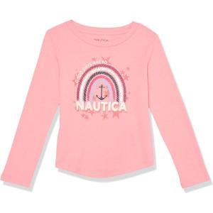 imageNautica Girls Long Sleeve Graphic TShirtConch Shell