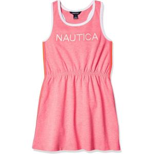 imageNautica Girls Sleeveless Printed Tank DressRainbow Tape Pink