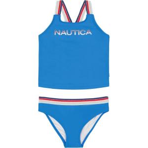 imageNautica Girls TwoPiece Bikini Swimsuit Set UPF 50 Sun Protection QuickDry Bathing SuitFrench Blue