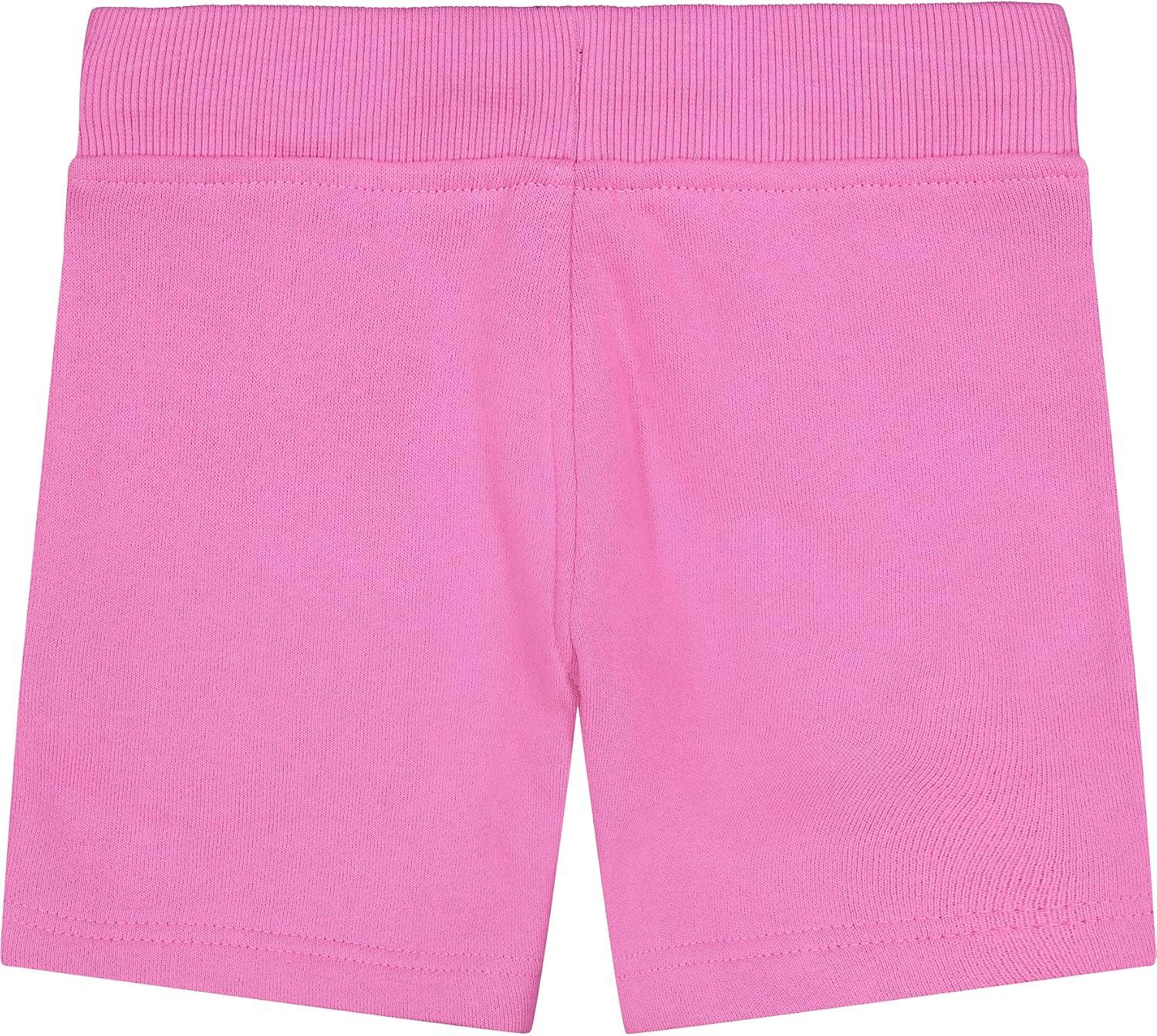 imageNautica Girls Pullon Fleece Short with Drawstring ampamp Front PocketsRose