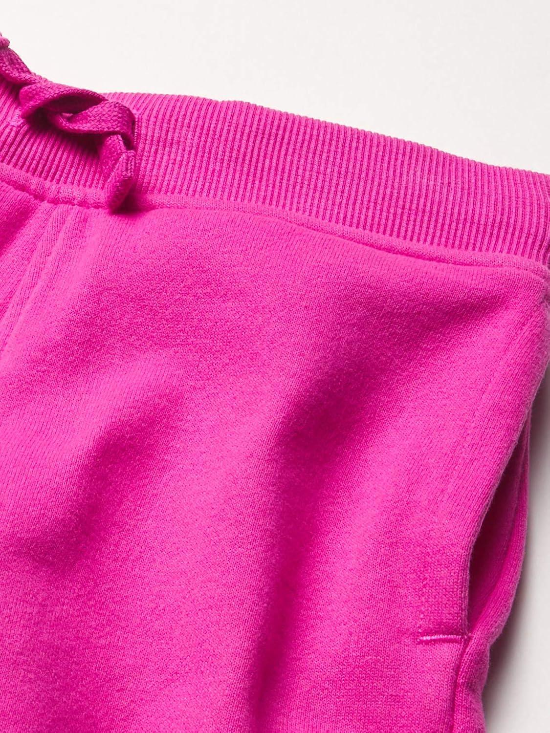 imageNautica Girls Pullon Fleece Short with Drawstring ampamp Front PocketsRose