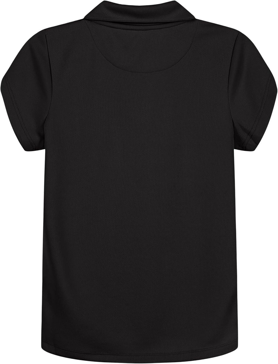 imageNautica Girls Short Sleeve Performance PoloBlack