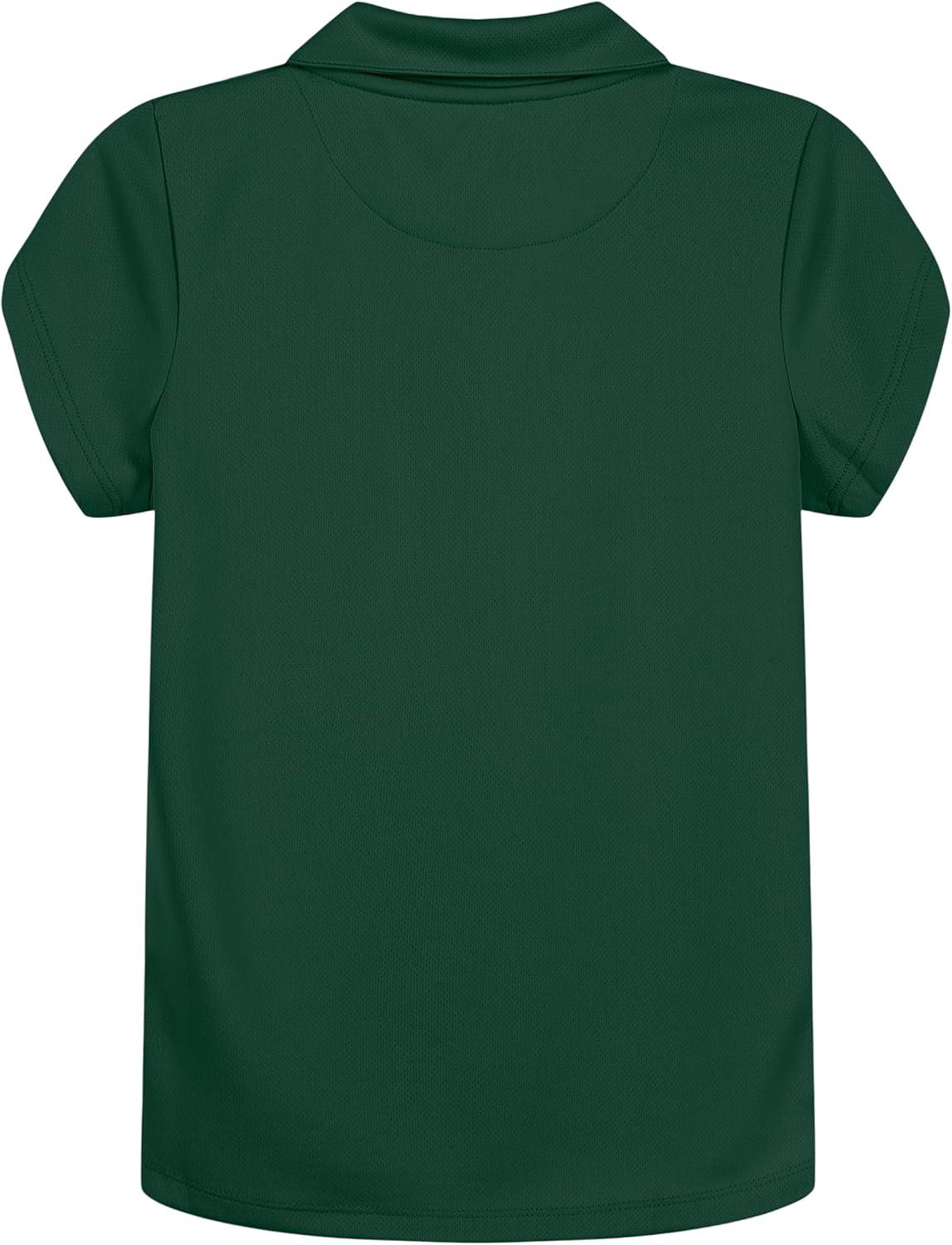 imageNautica Girls Short Sleeve Performance PoloForest Green