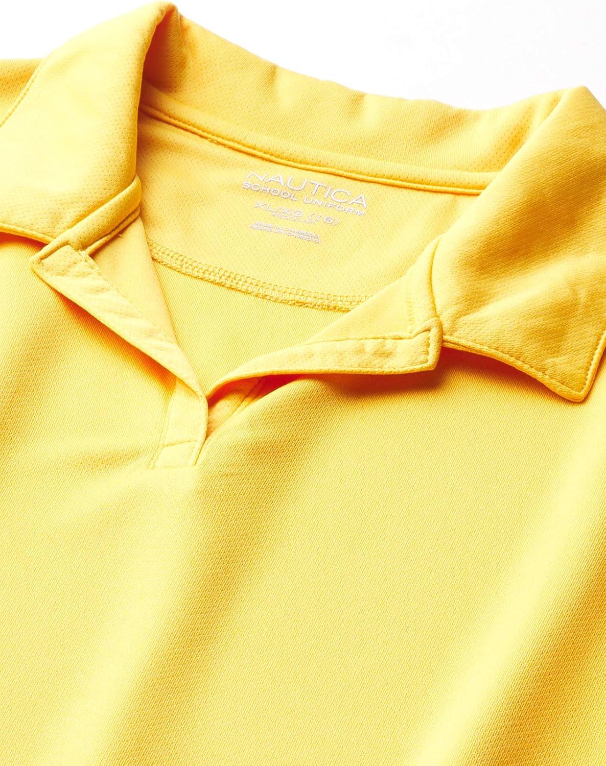 imageNautica Girls Short Sleeve Performance PoloGold