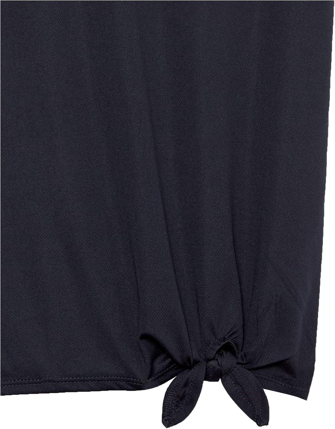 imageNautica Girls Short Sleeve Performance PoloNavyTie Front