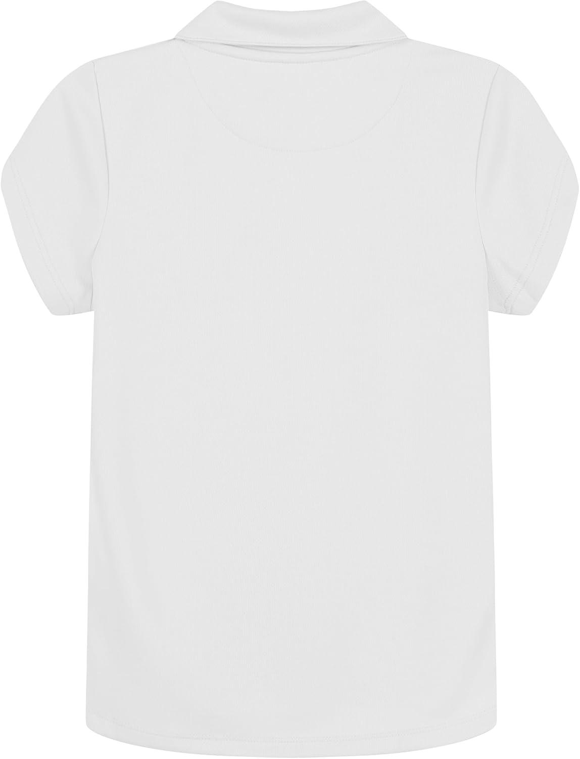 imageNautica Girls Short Sleeve Performance PoloWhite