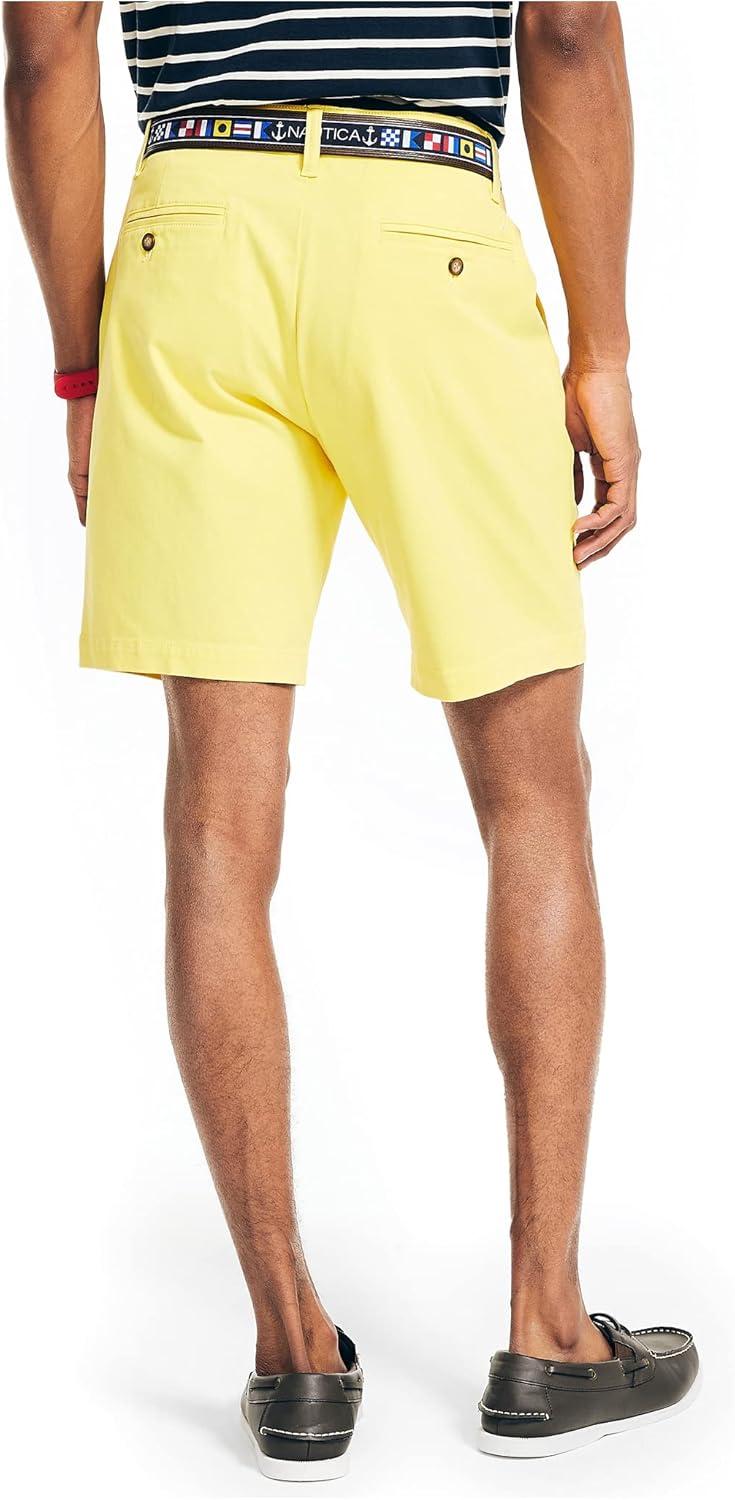 imageNautica Mens 85quot Deck ShortAspen Gold