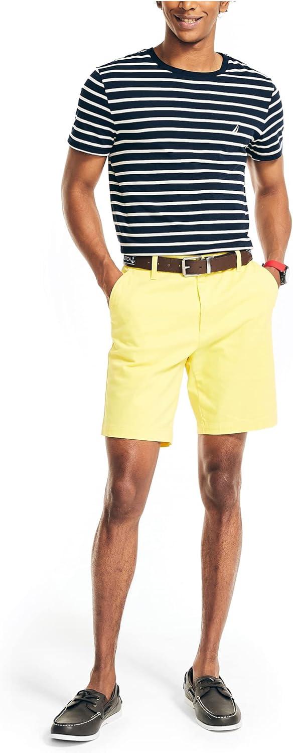 imageNautica Mens 85quot Deck ShortAspen Gold