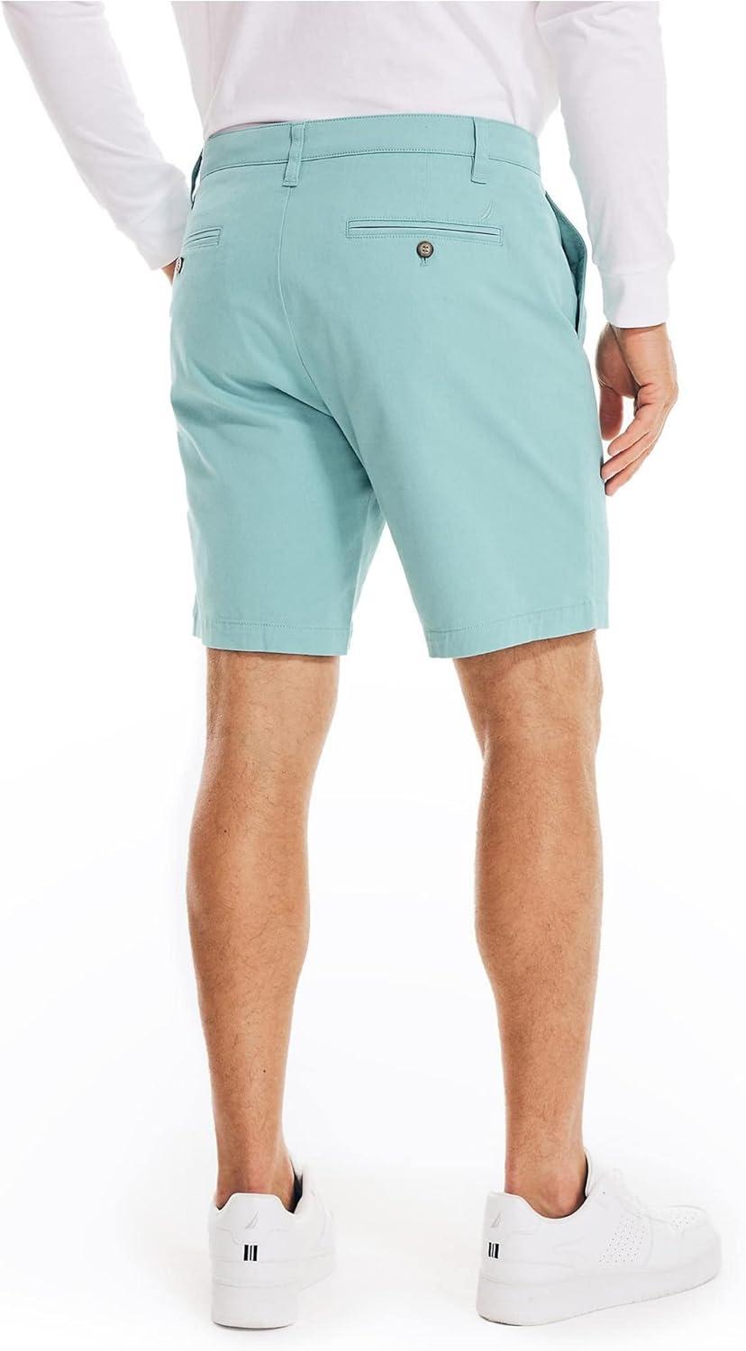 imageNautica Mens 85quot Deck ShortAtlantis Green