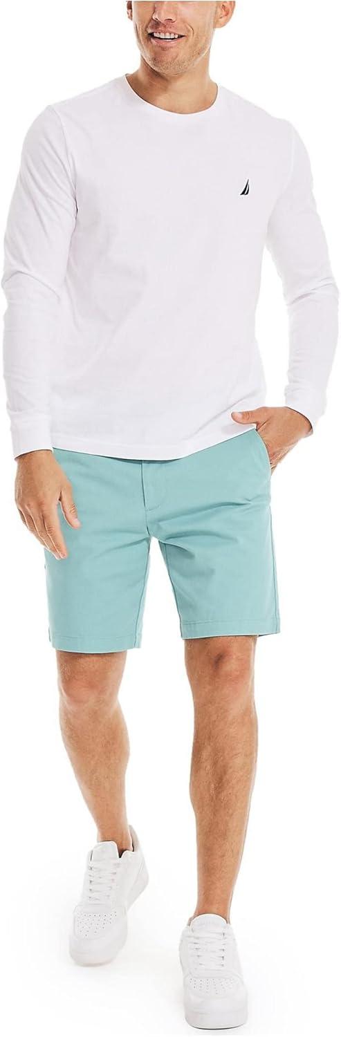 imageNautica Mens 85quot Deck ShortAtlantis Green