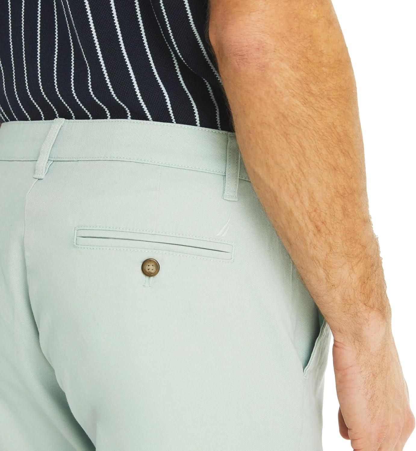imageNautica Mens 85quot Deck ShortBay Blue