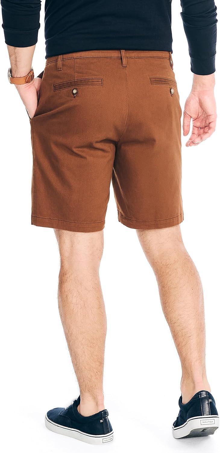 imageNautica Mens 85quot Deck ShortCoconut Shell