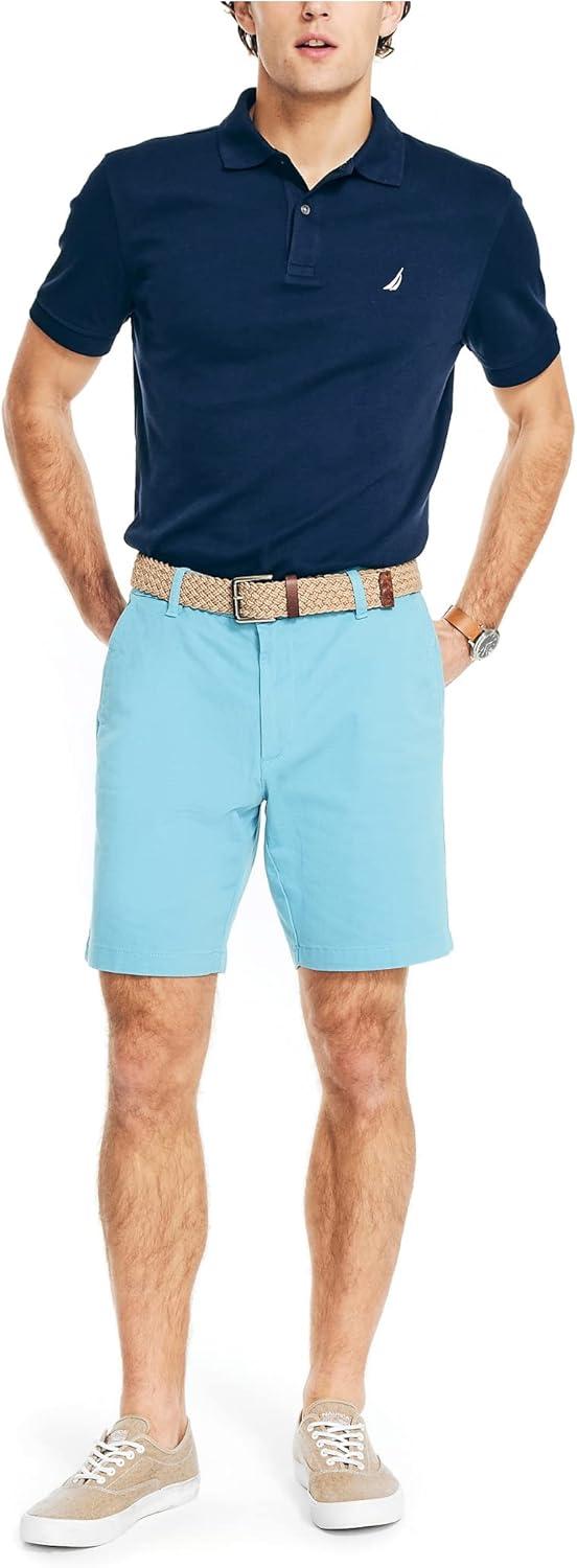 imageNautica Mens 85quot Deck ShortDelphin Blue