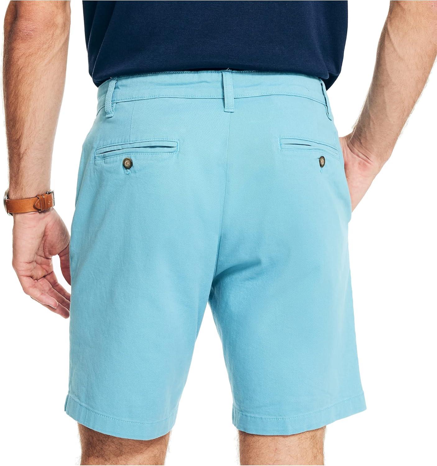 imageNautica Mens 85quot Deck ShortDelphin Blue