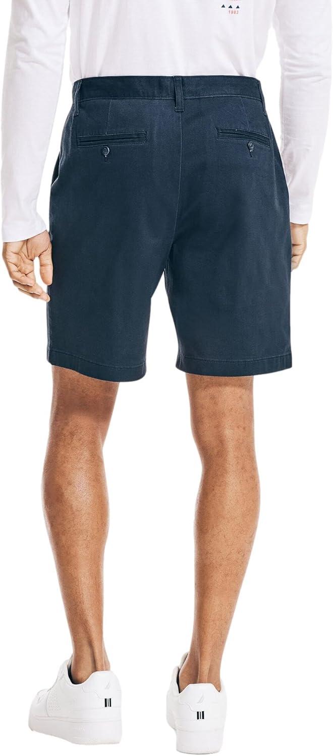 imageNautica Mens 85quot Deck ShortFrench Navy