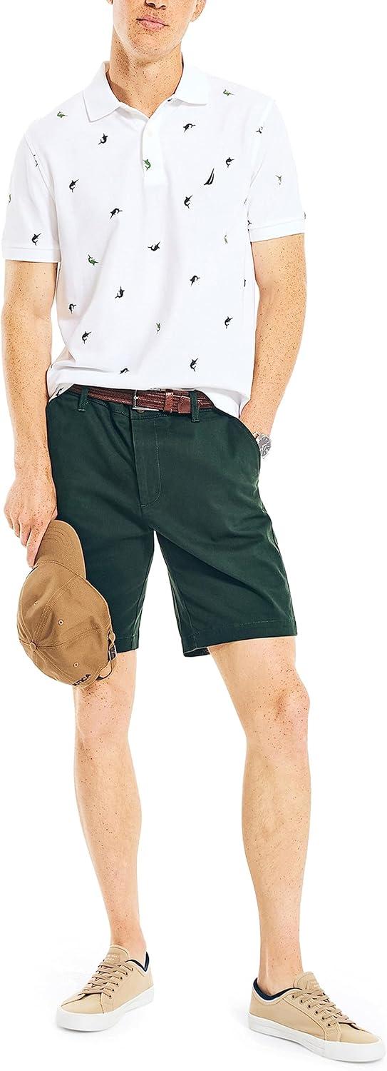 imageNautica Mens 85quot Deck ShortKelp Seas