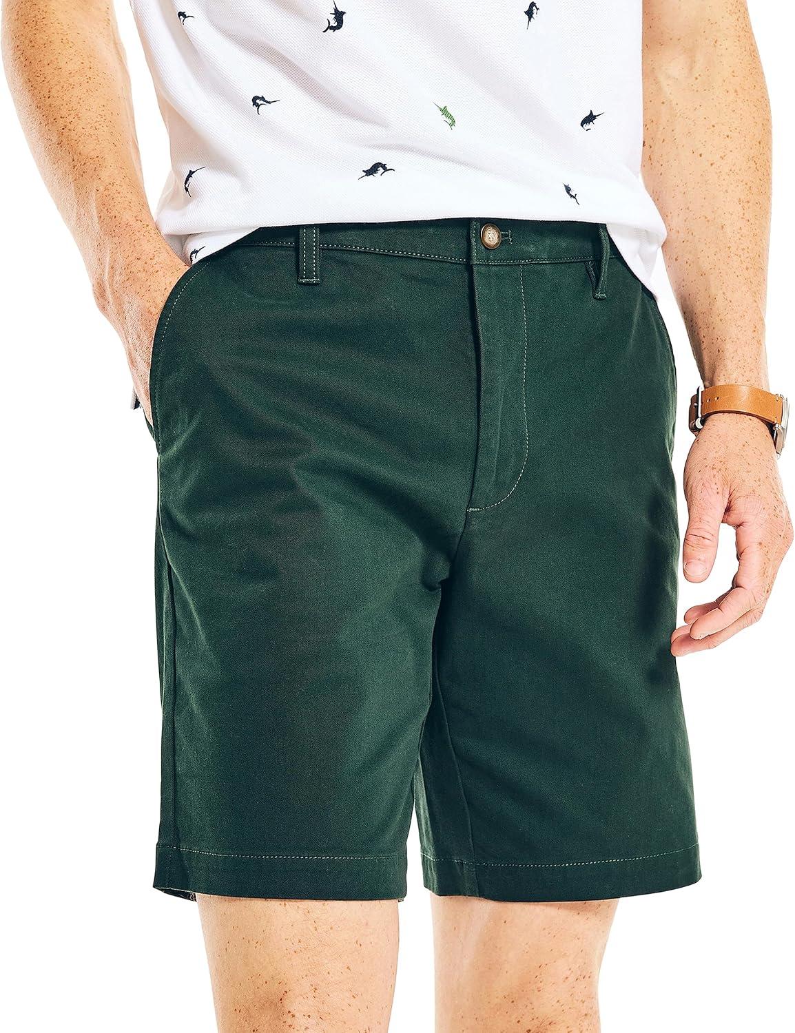 imageNautica Mens 85quot Deck ShortKelp Seas