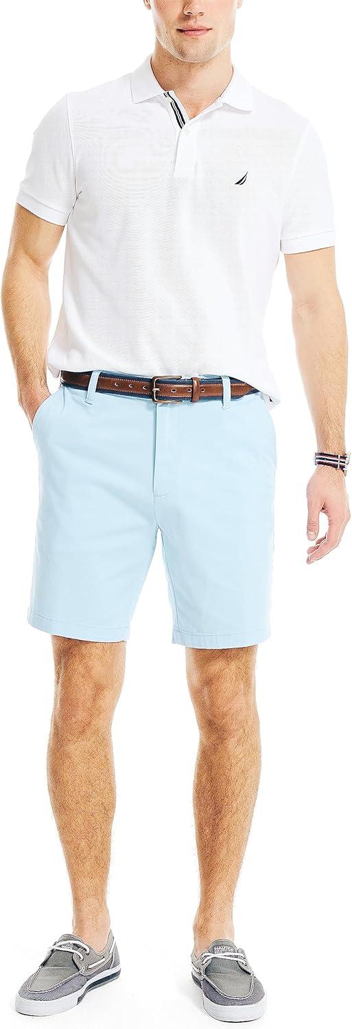 imageNautica Mens 85quot Deck ShortNoon Blue