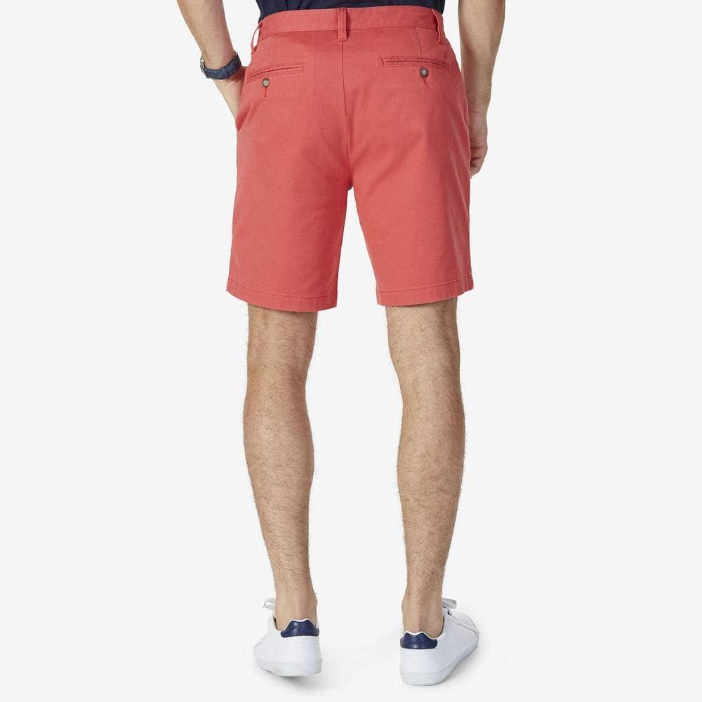 imageNautica Mens 85quot Deck ShortSailor Red