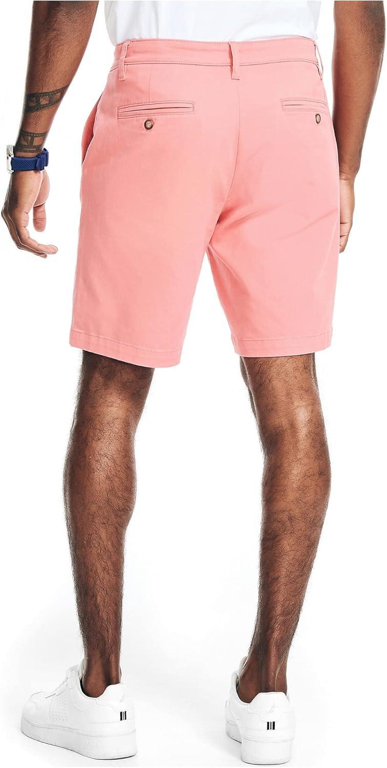 imageNautica Mens 85quot Deck ShortTeaberry