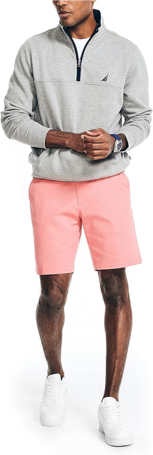 imageNautica Mens 85quot Deck ShortTeaberry