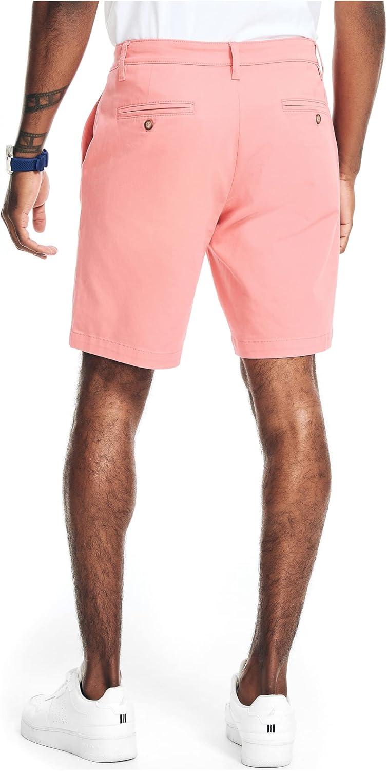 imageNautica Mens 85quot Deck ShortTeaberry