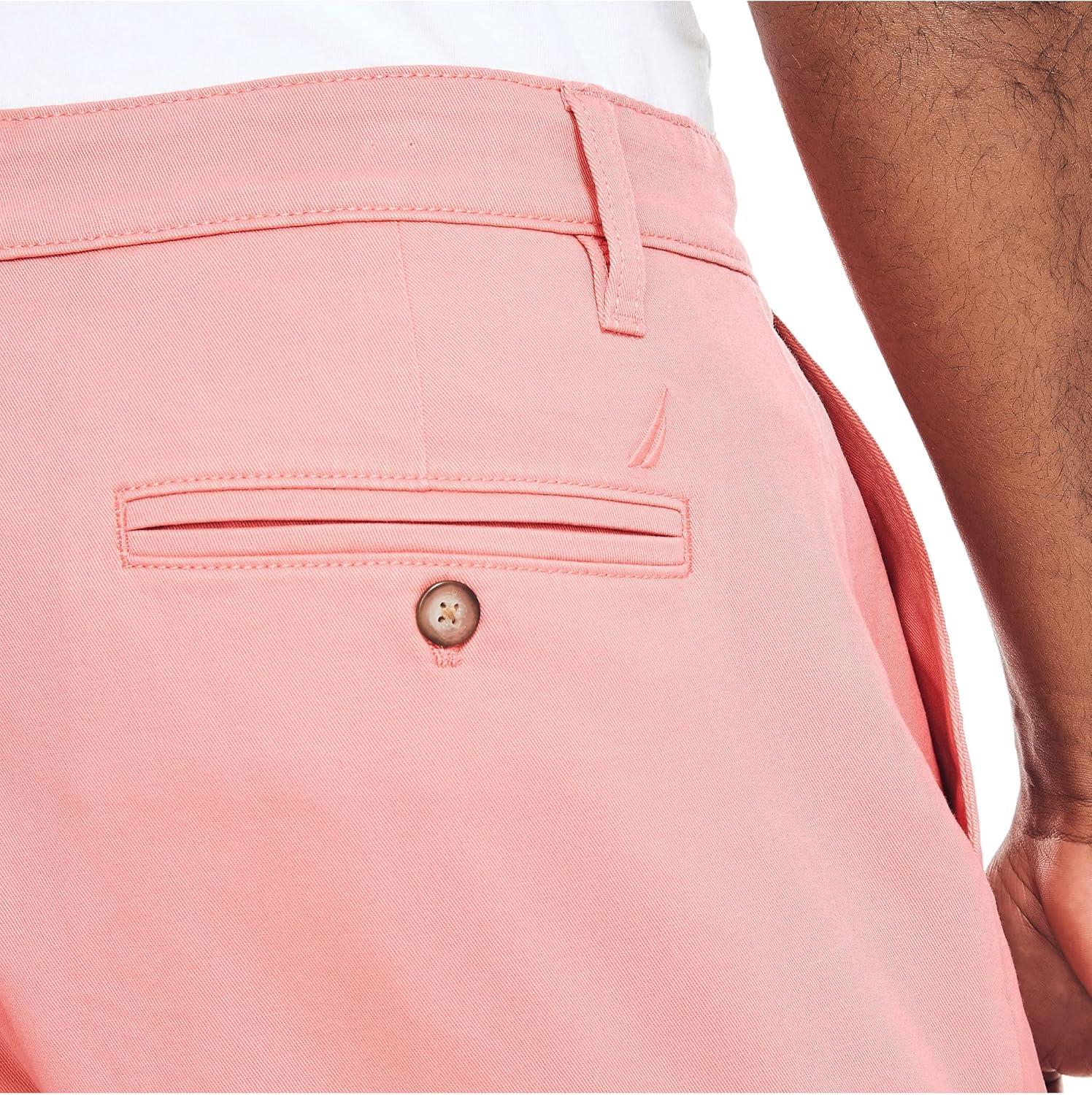 imageNautica Mens 85quot Deck ShortTeaberry