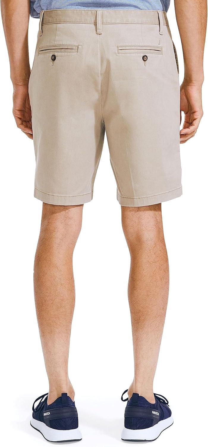 imageNautica Mens 85quot Deck ShortTrue Khaki