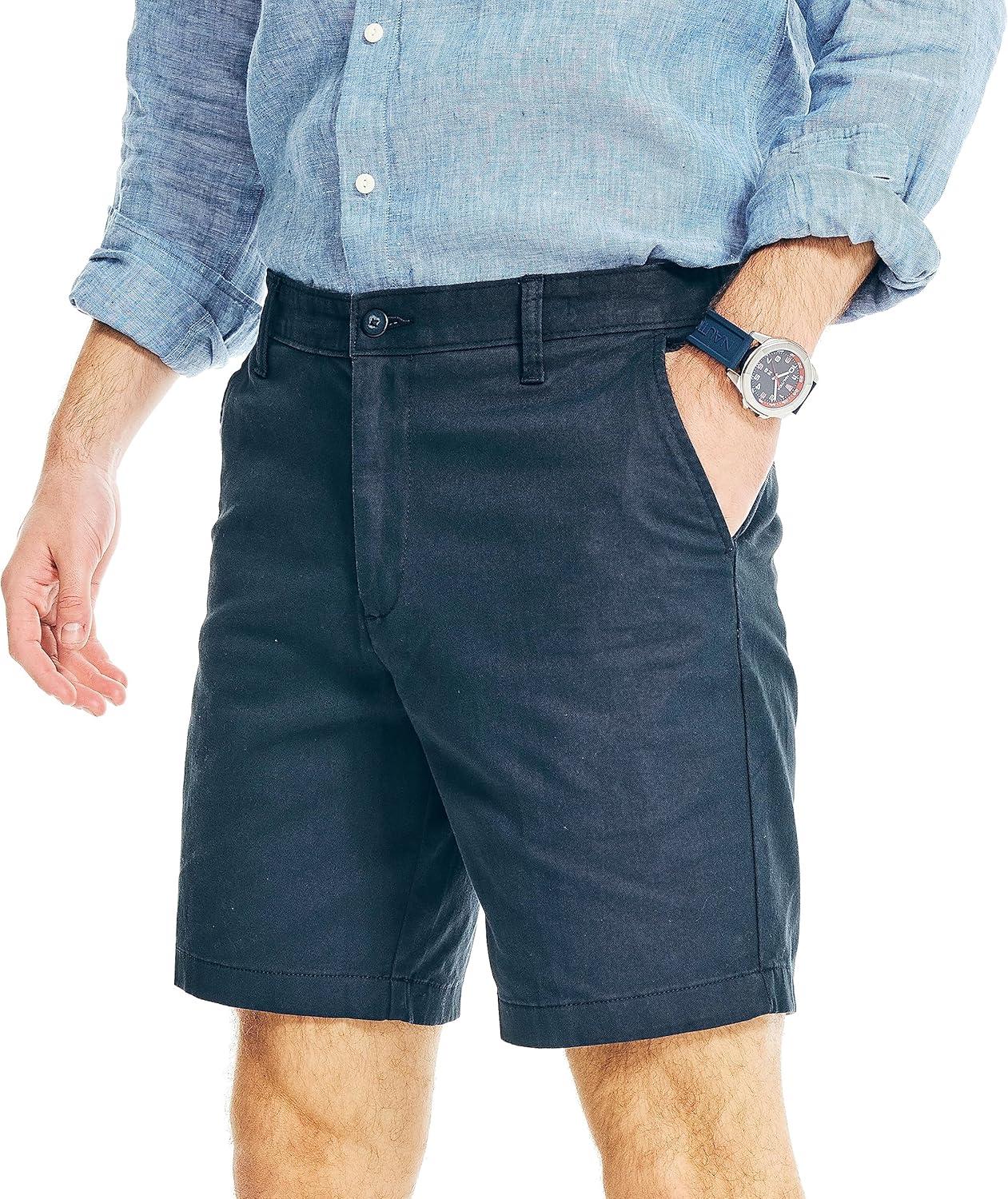 imageNautica Mens 85quot Deck ShortTrue Navy
