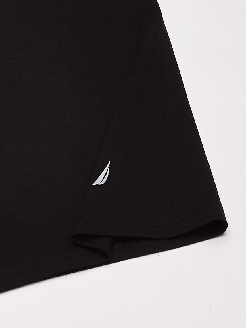 imageNautica Mens Cotton VNeck 3Pack TShirtBlack New