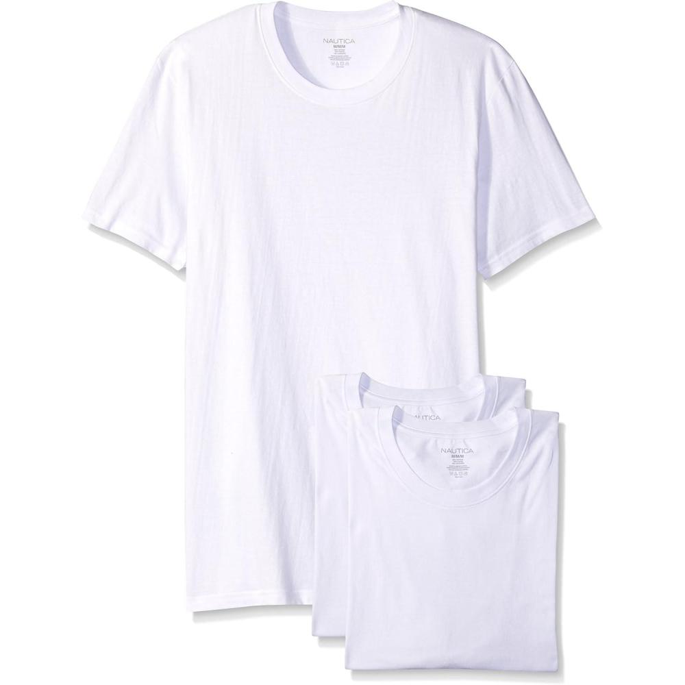 imageCotton Crew Neck TShirtMulti PacksWhite  3 Pack