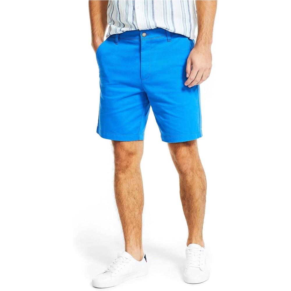 imageNautica Mens 85quot Deck ShortSpinner Blue