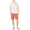 imageNautica Mens 85quot Deck ShortMineral Red
