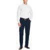 imageNautica Mens Classic Fit Flat Front Stretch Solid Chino Deck PantNavy