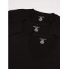 imageNautica Mens Cotton VNeck 3Pack TShirtBlack New