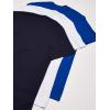 imageNautica Mens Cotton VNeck 3Pack TShirtPeacoatCobaltWhite