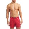imageNautica mens Cotton Woven 3 Pack BoxersBlackSail BlackwhiteSail Nautica Red