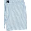 imageNautica mens Cotton Woven 3 Pack BoxersOasis PinkOcean LapisPin Stripe Silver Lake