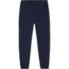imageNautica Boys School Uniform Jogger Pants Elastic Waistband with Drawstring Closure Stretch Twill FabricEvan Navy