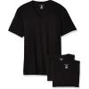 imageNautica Mens Cotton VNeck 3Pack TShirtBlack New