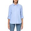 imageNautica Womens Button Front Long Sleeve Roll Tab ShirtOxford French Blue