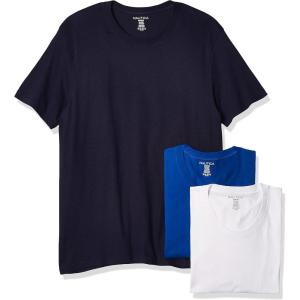 imageCotton Crew Neck TShirtMulti PacksPeacoatCobaltWhite