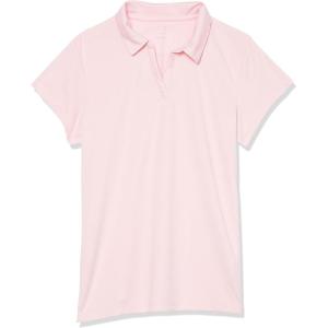 imageNautica Girls Short Sleeve Performance PoloLight Pink
