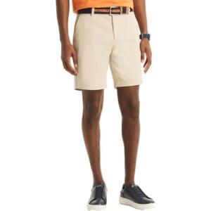 imageNautica Mens 85quot Deck ShortBeige Stone