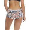 imageNautica Womens Cotton Boyshort Underwear Set 5PackLt Bleach HeatherCafe LatteMd Heather GreyChainmetalBrush Floral