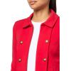 imageNautica Womens Open Front Knit Captains Jacket JacketScarlet