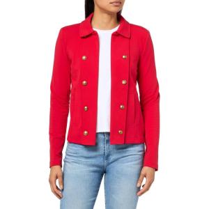 imageNautica Womens Open Front Knit Captains Jacket JacketScarlet