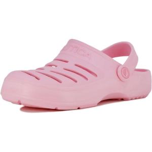 imageNautica Womens Clogs  Athletic Sports Sandal  Water Shoes SlipOn with Adjustable Back Strap  Beach Sports Shoe  River EdgePink