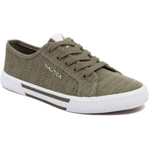 imageNautica Womens LaceUp Platform Fashion Sneakers  LowTop Casual Walking ampamp Tennis Shoes PlatformOlive Blackhaw